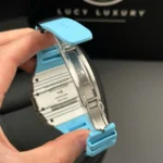 Super Clone Richard Mille RM 35-01 Richard Mille Rafa Cacbon NTPT Blue Strap 42mm — view 10