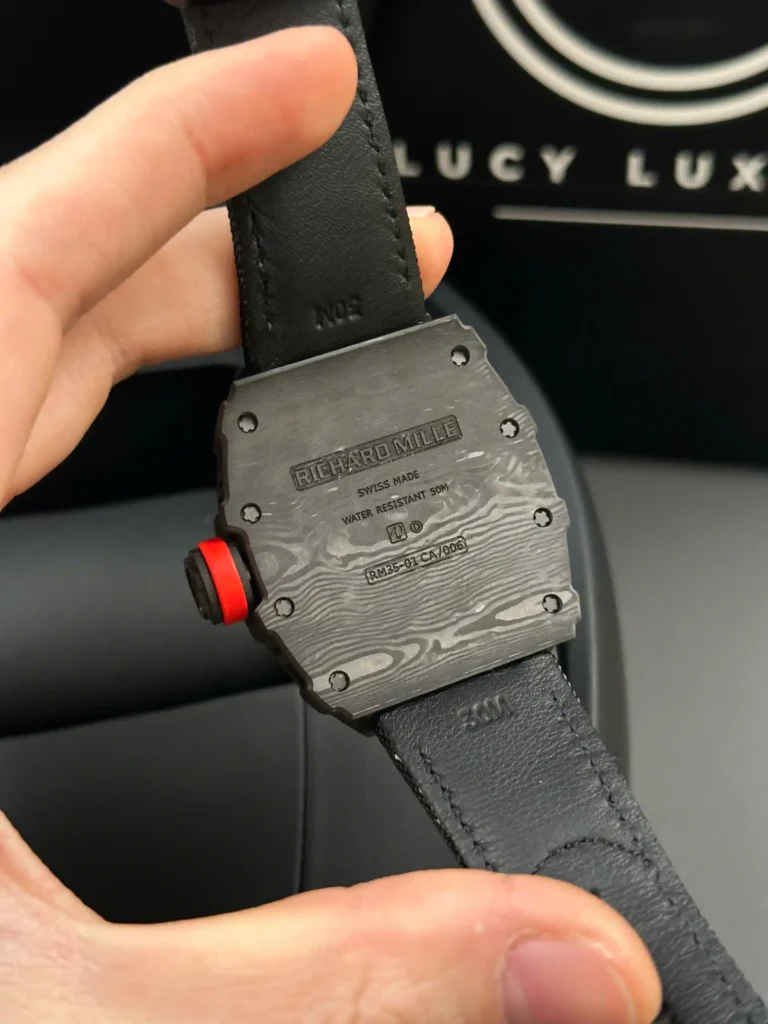 Super Clone Richard Mille RM 35-01 Richard Mille Rafa Cacbon NTPT Full Black 42mm — view 11