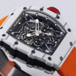 Super Clone Richard Mille RM 35-01 Richard Mille Rafa Cacbon NTPT Orange Strap 42mm — bracelet detail