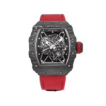 Super Clone Richard Mille RM 35-01 Richard Mille Rafa Cacbon NTPT White Strap 42mm