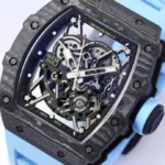 Super Clone Richard Mille RM 35-02 Richard Mille Rafael Nadal Blue 44mm — side profile
