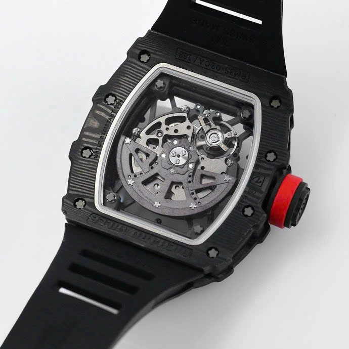 Super Clone Richard Mille RM 35-02 Richard Mille Rafael Nadal NTPT Carbon Full Black — view 9