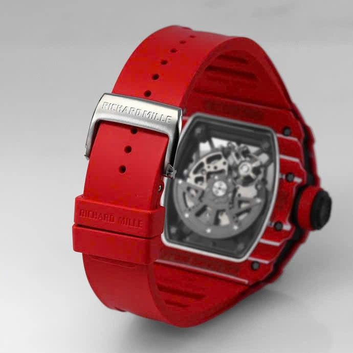 Super Clone Richard Mille RM 35-02 Richard Mille Rafael Nadal Red Carbon — clasp and links