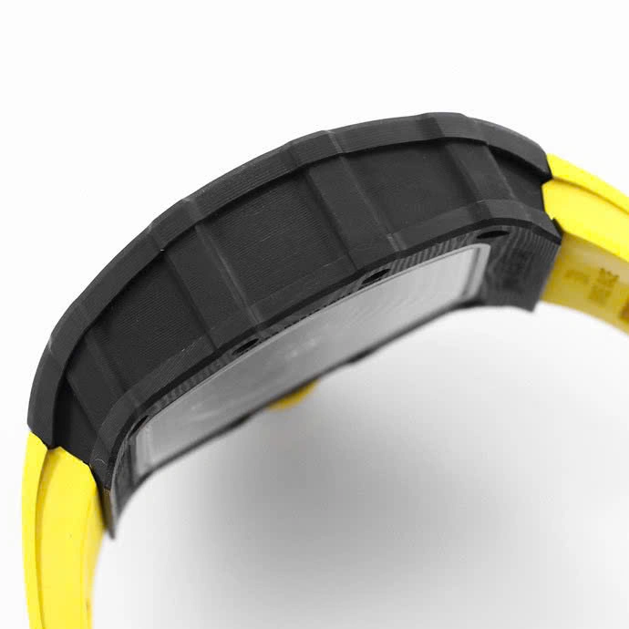 Super Clone Richard Mille RM 35-02 Richard Mille Rafael Nadal Yellow 44mm – — movement / caseback view