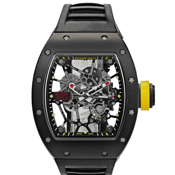 Super Clone Richard Mille RM 35 Richard Mille Americas Toro 42mm Black Ceramic –