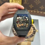Super Clone Richard Mille RM 35 Richard Mille Americas Toro 42mm Black Ceramic – — dial close-up