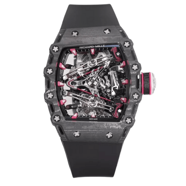 Super Clone Richard Mille RM 38-02 Richard Mille Bubba Watson Tourbillon 42mm Carbon