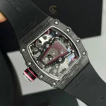 Super Clone Richard Mille RM 38-02 Richard Mille Bubba Watson Tourbillon 42mm Carbon — side profile