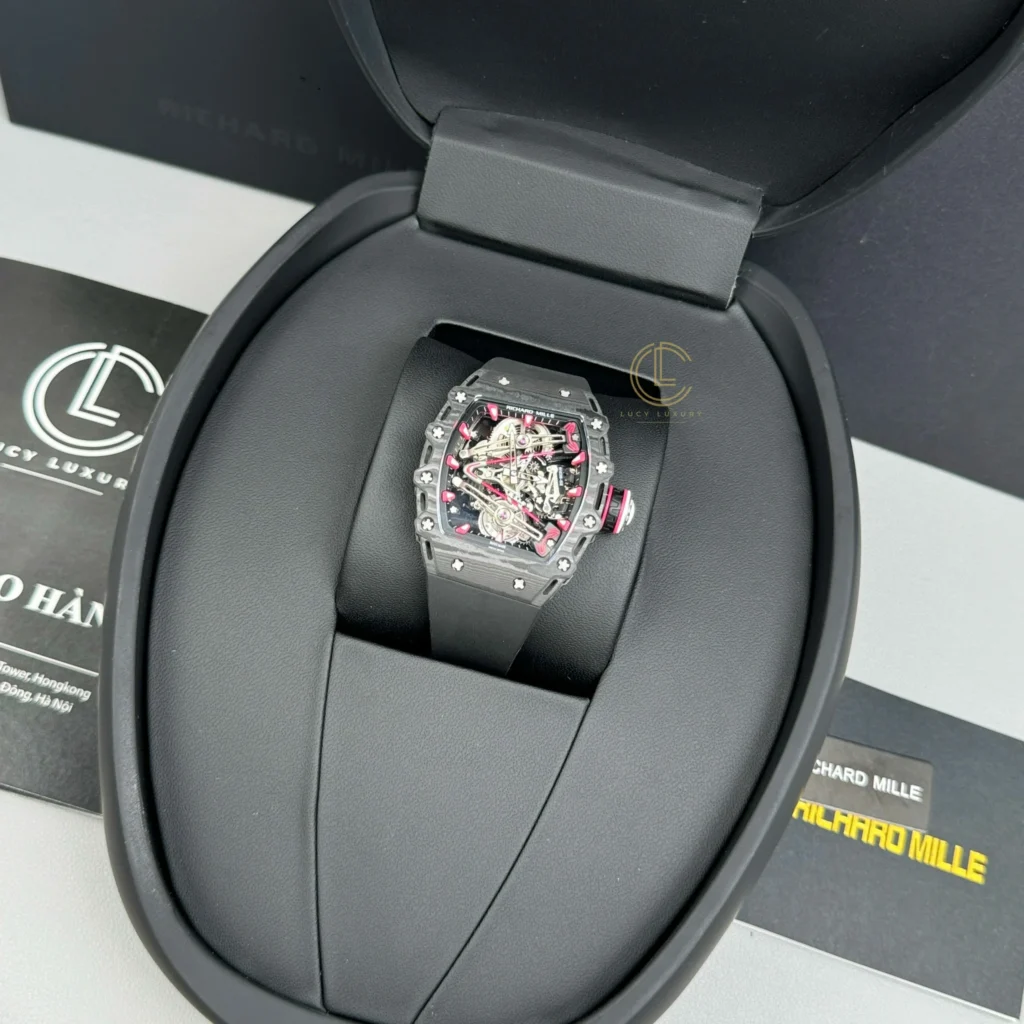 Super Clone Richard Mille RM 38-02 Richard Mille Bubba Watson Tourbillon 42mm Carbon — view 9
