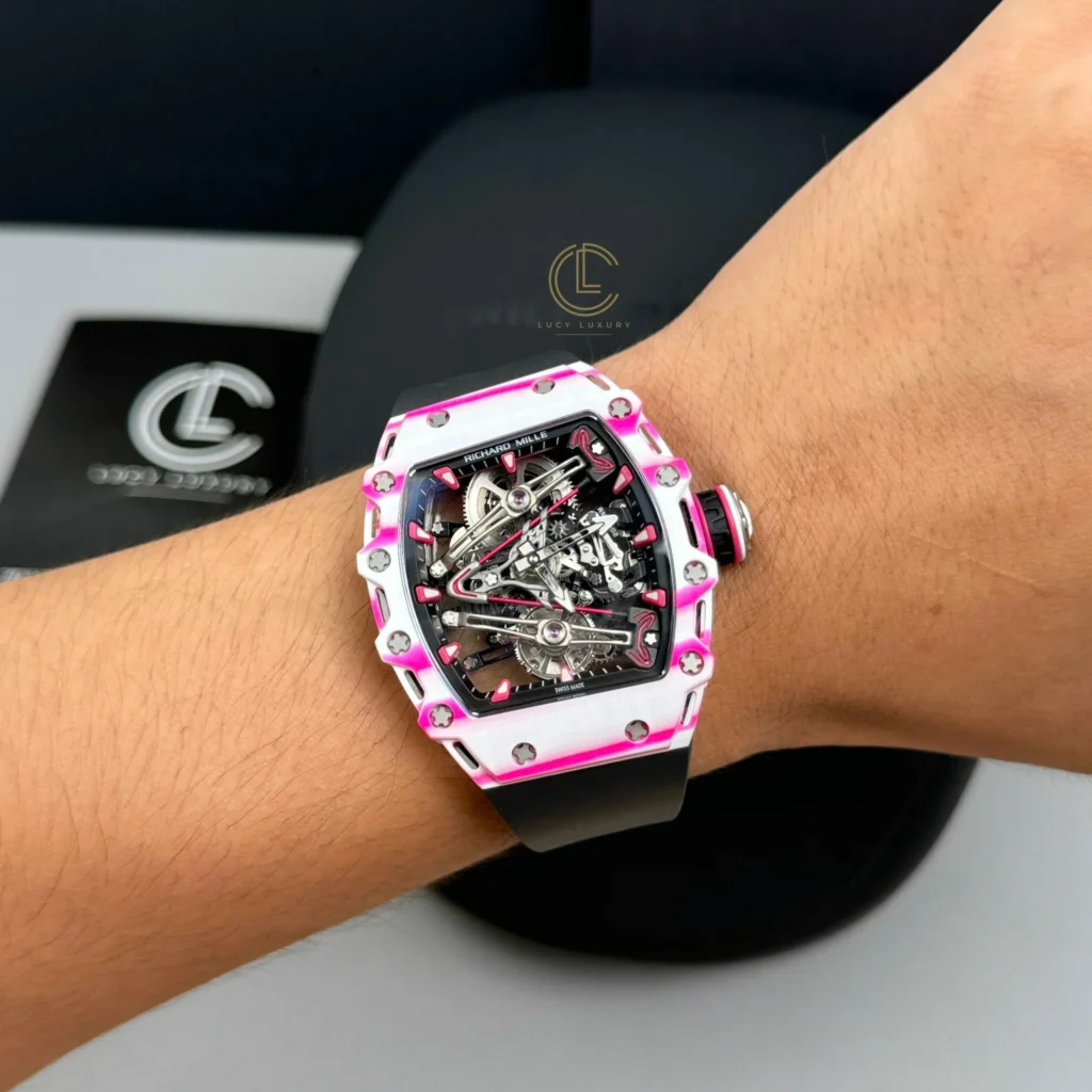 Super Clone Richard Mille RM 38-02 Richard Mille Bubba Watson Tourbillon Manual Winding 42mm — bracelet detail