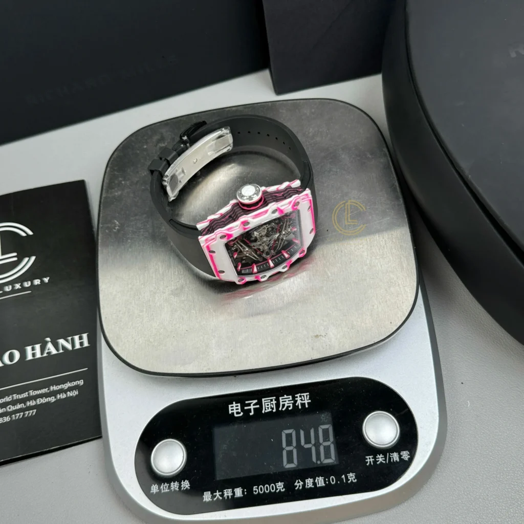 Super Clone Richard Mille RM 38-02 Richard Mille Bubba Watson Tourbillon Manual Winding 42mm — movement / caseback view