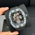 Super Clone Richard Mille 42mm Steel — dial close-up