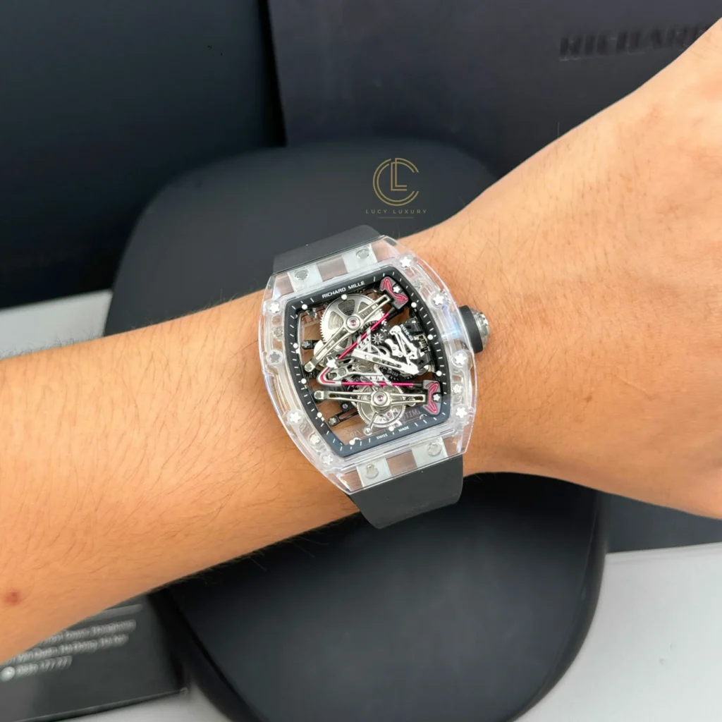 Super Clone Richard Mille 42mm Steel — bracelet detail