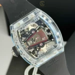 Super Clone Richard Mille 42mm Steel — side profile