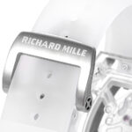 Super Clone Richard Mille RM 52-01 Transparent Skull Tourbillon Rubber Strap — view 9