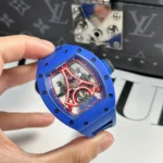 Super Clone Richard Mille Steel — dial close-up