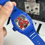 Super Clone Richard Mille Steel — movement / caseback view