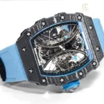 Super Clone Richard Mille RM 53-01 Richard Mille Pablo Mac Donough 42mm Carbon — dial close-up