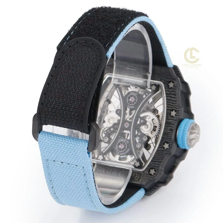 Super Clone Richard Mille RM 53-01 Richard Mille Pablo Mac Donough 42mm Carbon — view 9