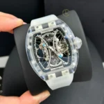 Super Clone Richard Mille 42mm Steel — dial close-up