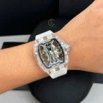 Super Clone Richard Mille 42mm Steel — bracelet detail