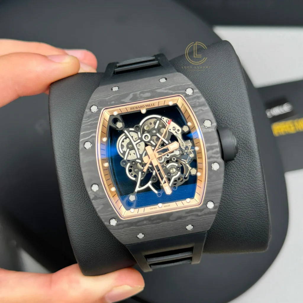Super Clone Richard Mille RM 55 Richard Mille Asia Manual Winding Bubba Watson 42MM — bracelet detail