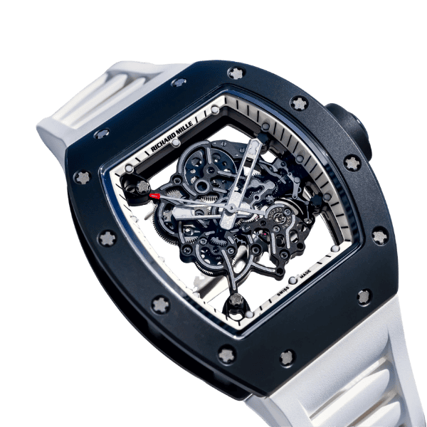 Super Clone Richard Mille RM 55 Richard Mille Black Bubba Watson 42mm Ceramic