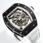 Super Clone Richard Mille RM 55 Richard Mille Black Bubba Watson 42mm Ceramic — case and bezel