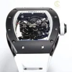 Super Clone Richard Mille RM 55 Richard Mille Black Bubba Watson 42mm Ceramic — bracelet detail