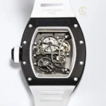 Super Clone Richard Mille RM 55 Richard Mille Black Bubba Watson 42mm Ceramic — side profile