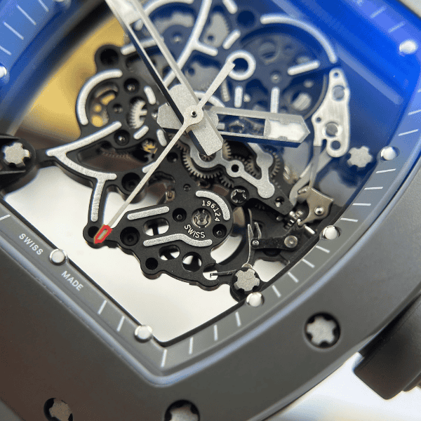 Super Clone Richard Mille RM 55 Richard Mille Bubba Watson Titanium Gray Carbon – — side profile