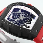 Super Clone Richard Mille RM 55 Richard Mille DARK-NTPT 42mm Carbon Tinh Chỉnh — bracelet detail