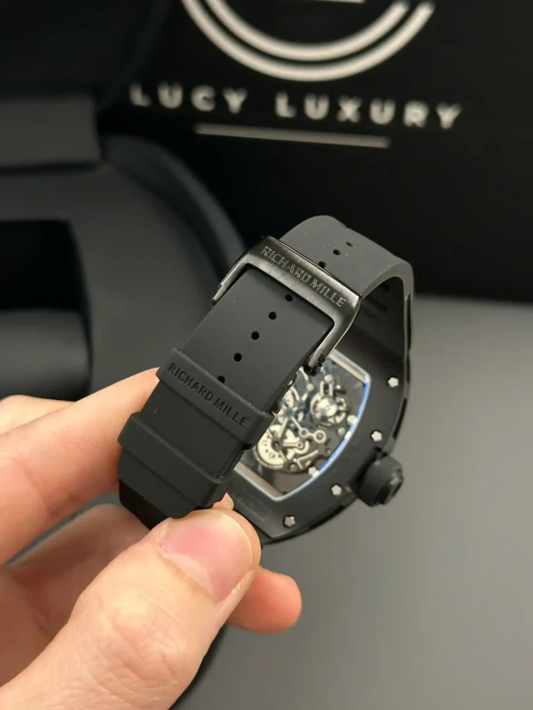 Super Clone Richard Mille RM 55 Richard Mille Manual Winding Bubba Watson 42mm Black — view 11
