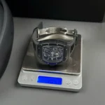 Super Clone Richard Mille RM 55 Richard Mille Manual Winding Bubba Watson 42mm Black — dial close-up