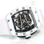 Super Clone Richard Mille RM 61-01 Richard Mille ‘Yohan Blake’ CAFQ ‘Ultimate’ Edition Ceramic — dial close-up