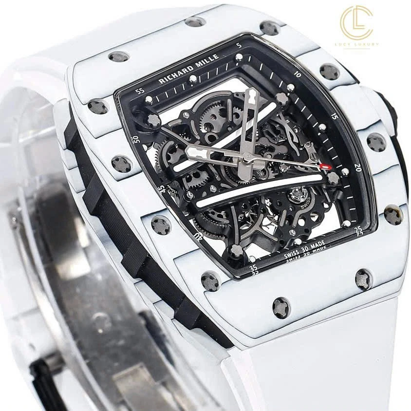 Super Clone Richard Mille RM 61-01 Richard Mille ‘Yohan Blake’ CAFQ ‘Ultimate’ Edition Ceramic — bracelet detail