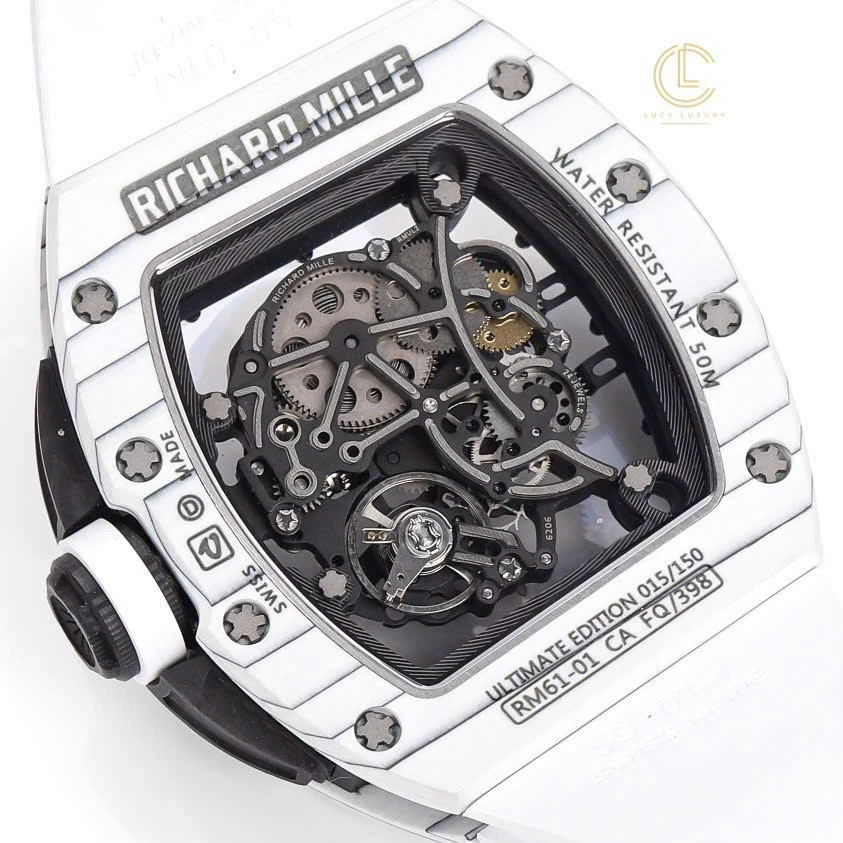 Super Clone Richard Mille RM 61-01 Richard Mille ‘Yohan Blake’ CAFQ ‘Ultimate’ Edition Ceramic — clasp and links