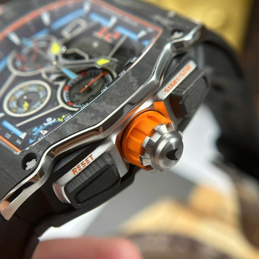 Super Clone Richard Mille RM 65-01 Richard Mille McLaren W1 Split-Seconds Chronograph McLaren W1 — clasp and links