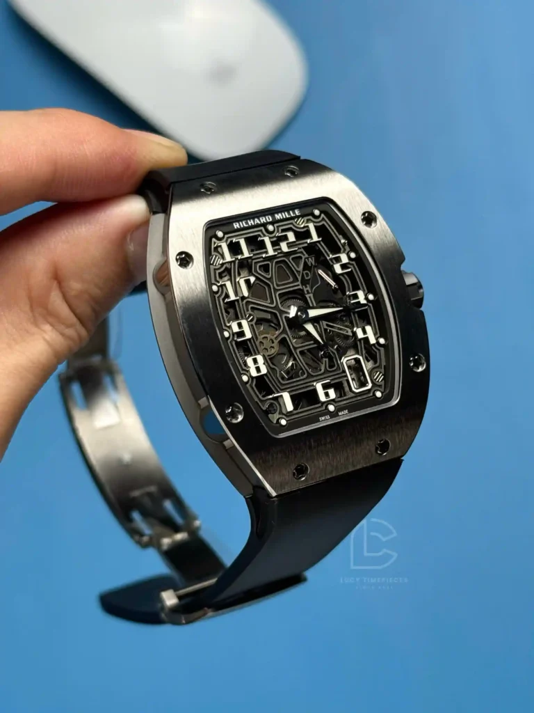 Super Clone Richard Mille Titanium — clasp and links