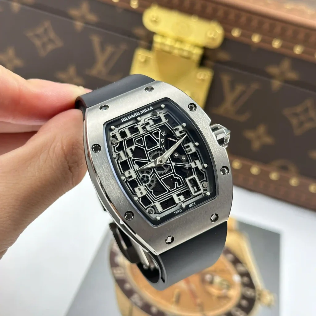 Super Clone Richard Mille Titanium — case and bezel