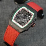 Super Clone Richard Mille RM 67-02 Richard Mille Italy Black Carbon TPT Italy — case and bezel