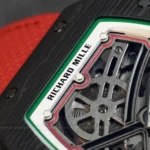 Super Clone Richard Mille RM 67-02 Richard Mille Italy Black Carbon TPT Italy — side profile