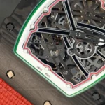 Super Clone Richard Mille RM 67-02 Richard Mille Italy Black Carbon TPT Italy — movement / caseback view