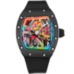 Super Clone Richard Mille RM 68-01 Richard Mille Tourbillon Cyril Kongo Ceramic Black –