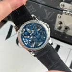 Super Clone Roger Dubuis Excalibur Double Tourbillon Cobalt RDDBEX1109 – — view 9