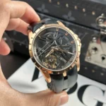 Super Clone Roger Dubuis Excalibur Eon Gold RDDBEX0836 42mm — case and bezel