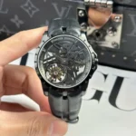Super Clone Roger Dubuis Excalibur Grey Dlc Titanium RDDBEX0889 42mm – — dial close-up