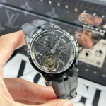 Super Clone Roger Dubuis Excalibur Grey Dlc Titanium RDDBEX0889 42mm – — bracelet detail