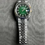 Super Clone Rolex Datejust 41 Green Ombré Dial (2026) Jubilee — dial close-up