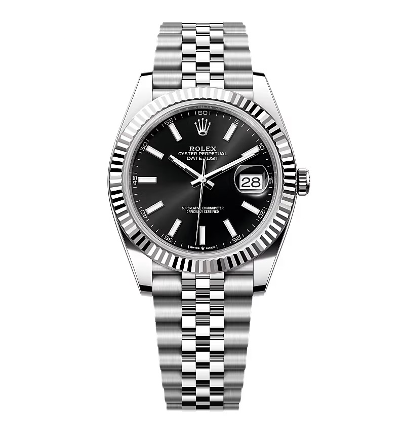Super Clone Rolex Datejust Black Dial 126334-0018 41 mm